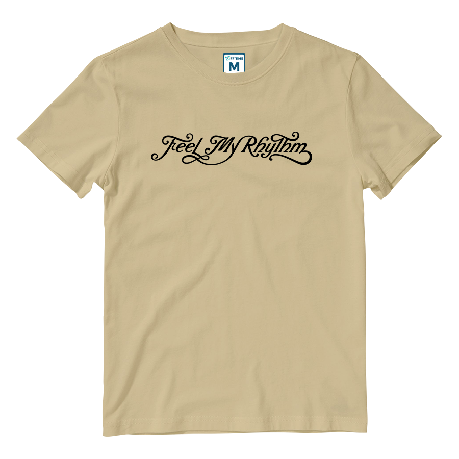 Cotton Shirt: Feel the Rhythm Logo