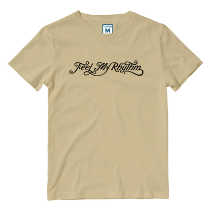 Cotton Shirt: Feel the Rhythm Logo