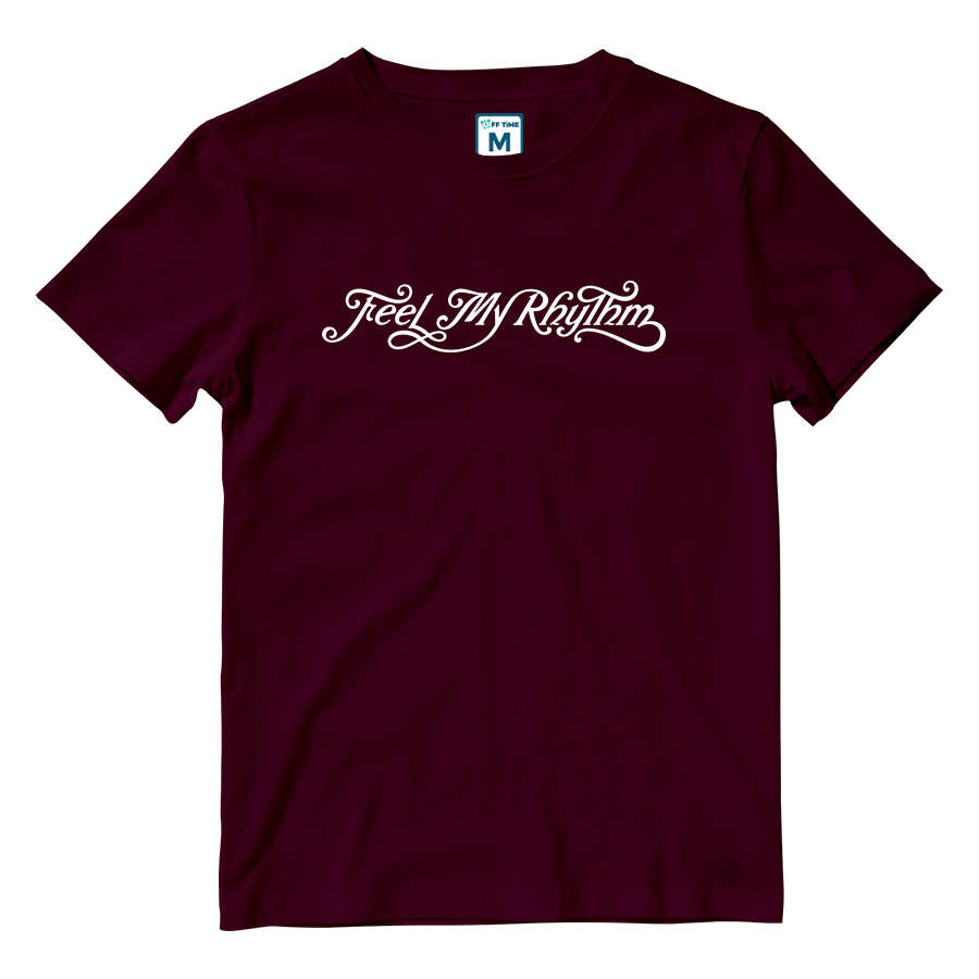 Cotton Shirt: Feel the Rhythm Logo