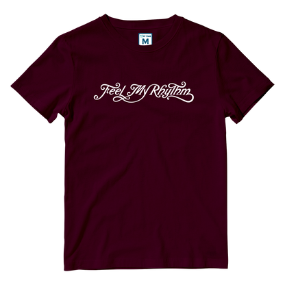 Cotton Shirt: Feel the Rhythm Logo