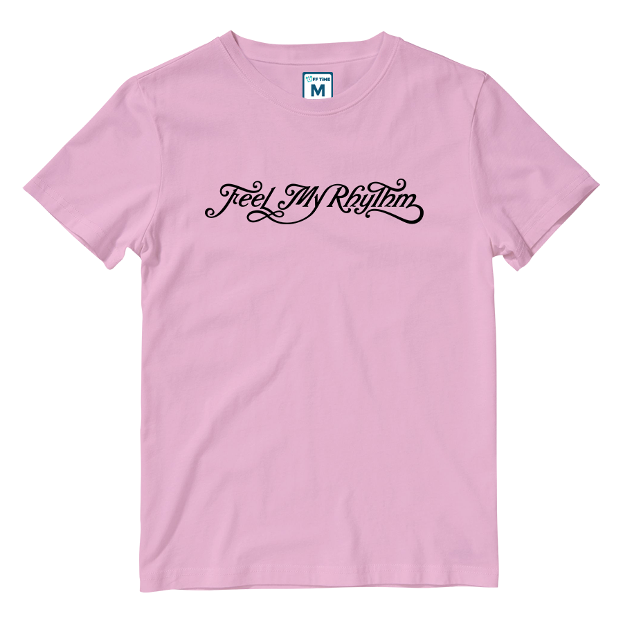 Cotton Shirt: Feel the Rhythm Logo