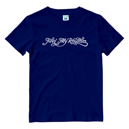 Cotton Shirt: Feel the Rhythm Logo