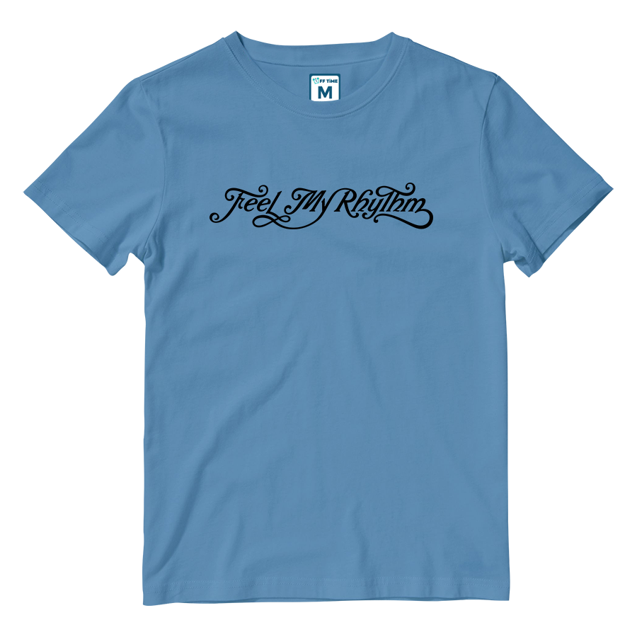 Cotton Shirt: Feel the Rhythm Logo