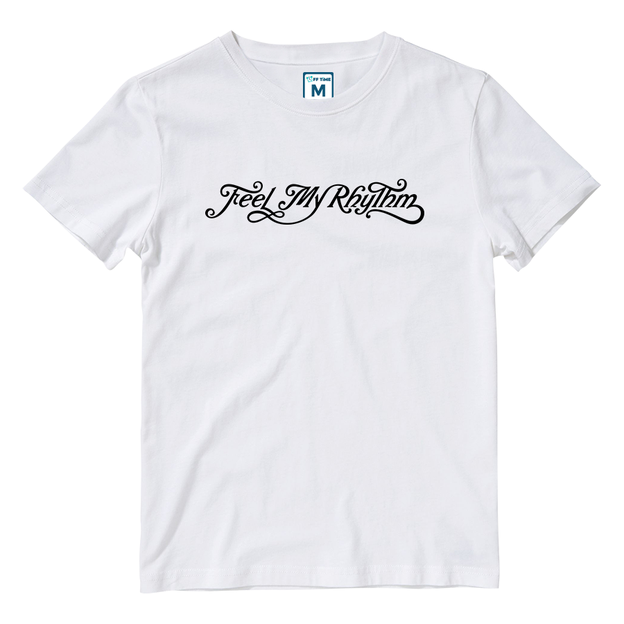 Cotton Shirt: Feel the Rhythm Logo