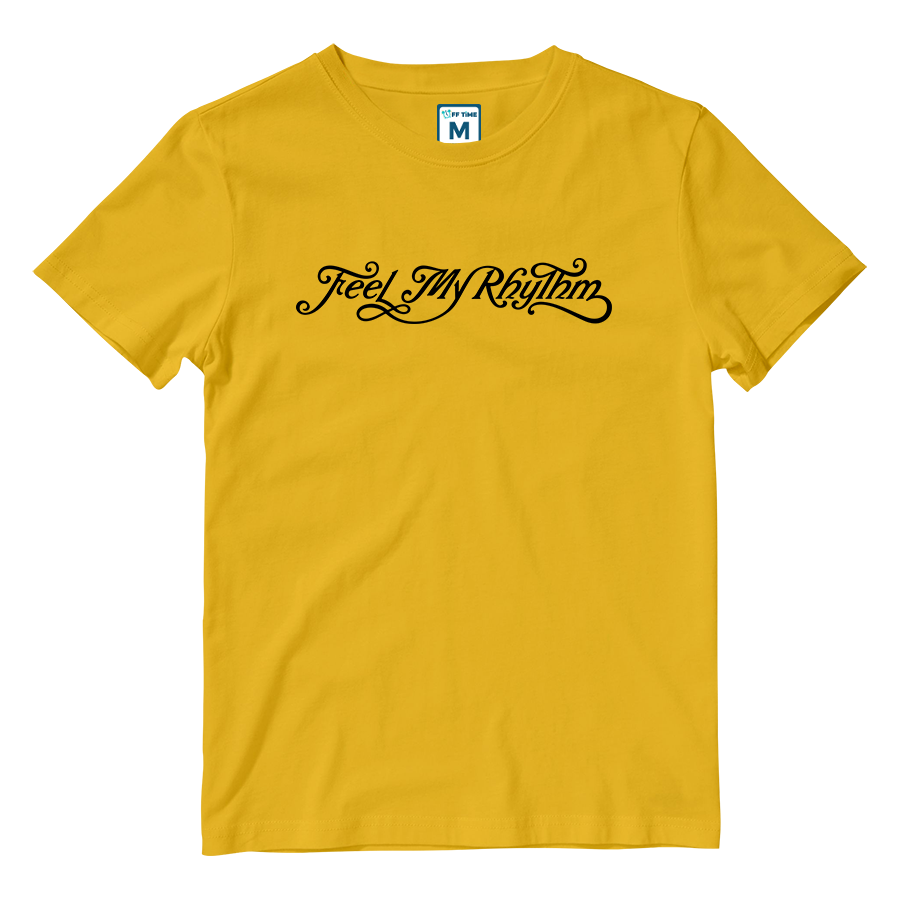 Cotton Shirt: Feel the Rhythm Logo