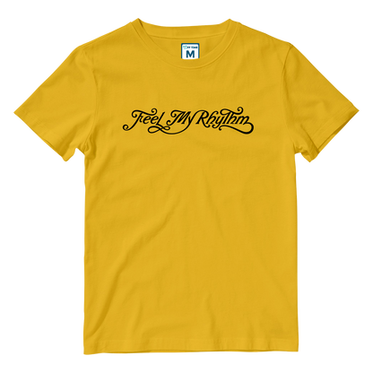 Cotton Shirt: Feel the Rhythm Logo