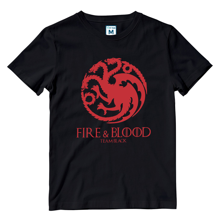 Cotton Shirt: Fire & Blood