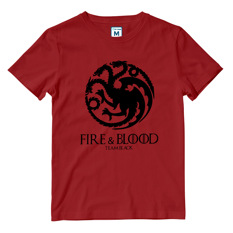Cotton Shirt: Fire & Blood