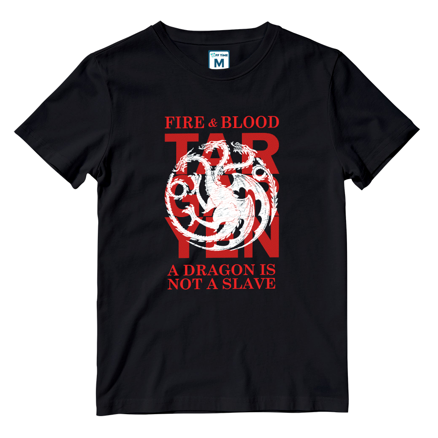 Cotton Shirt: Fire&Blood 2