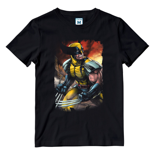 Cotton Shirt: Furious Wolverine