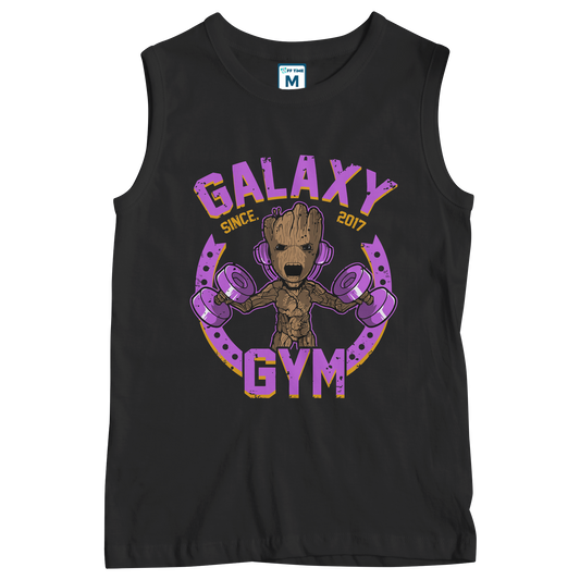 Sleeveless Drifit Shirt: Galaxy Gym
