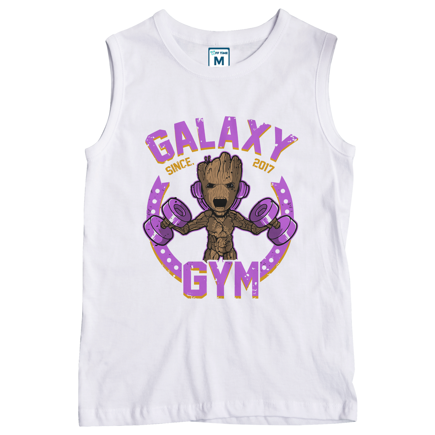 Sleeveless Drifit Shirt: Galaxy Gym