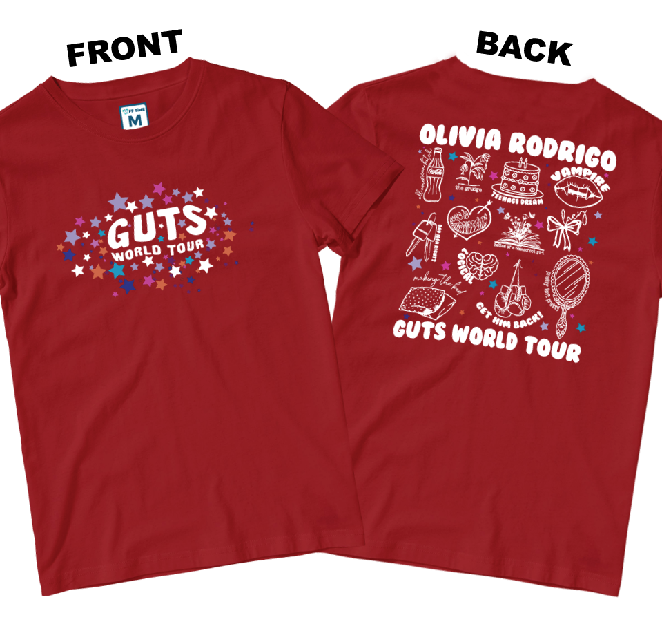 Cotton Shirt: Guts World Tour (Front and Back)