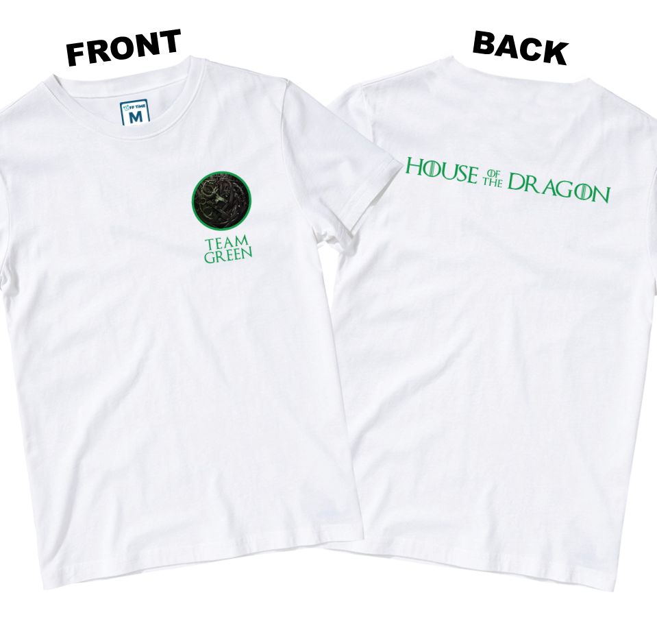 Cotton Shirt: HOTD Team Green (Front and Back)