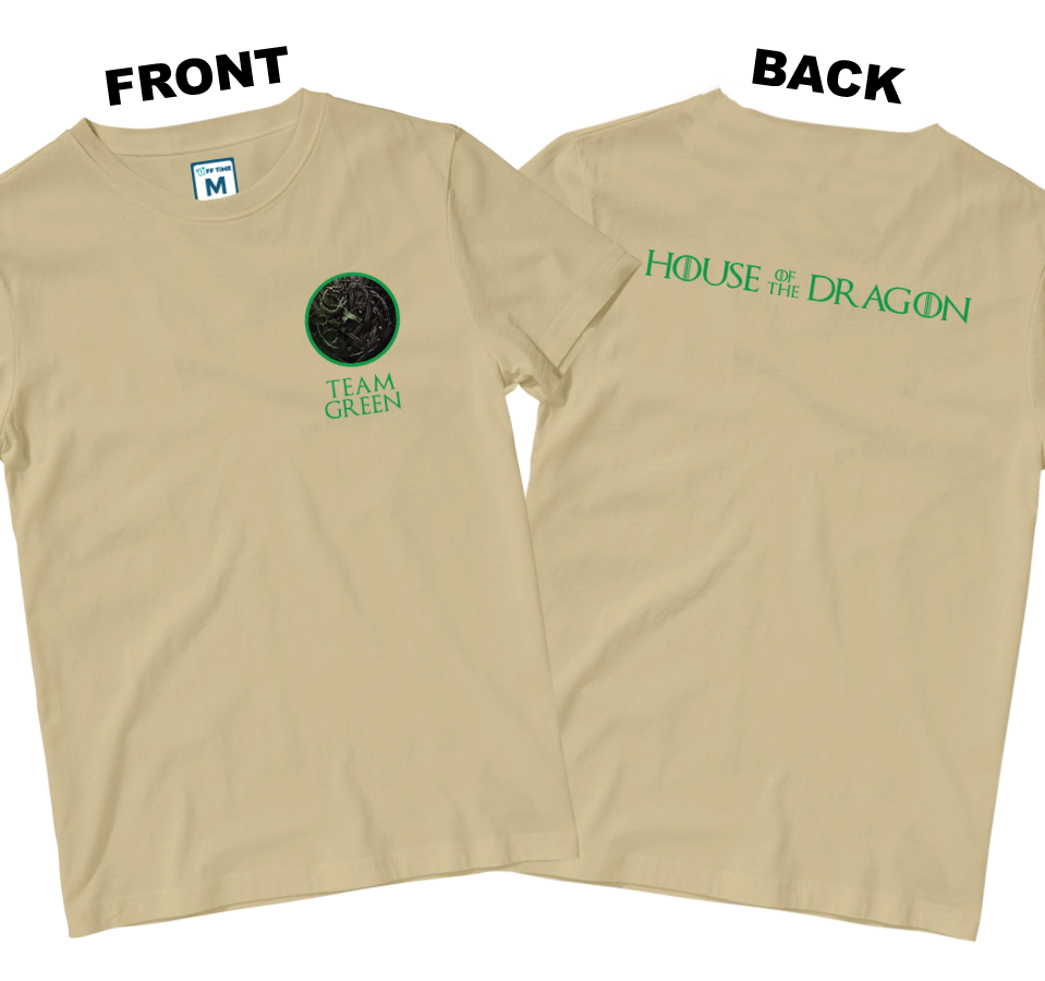 Cotton Shirt: HOTD Team Green (Front and Back)