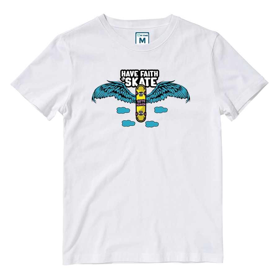 Cotton Shirt: Have Faith Skate