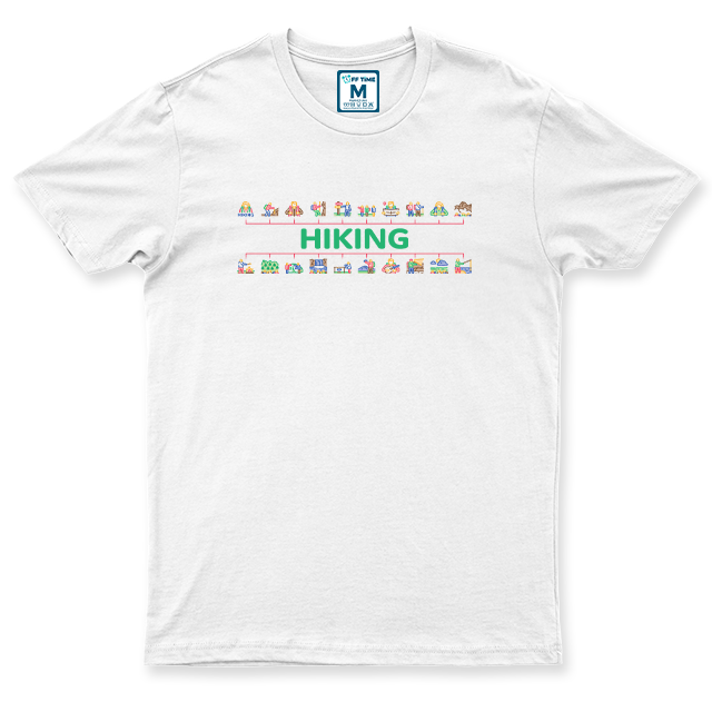 Drifit Shirt: Hiking Icons
