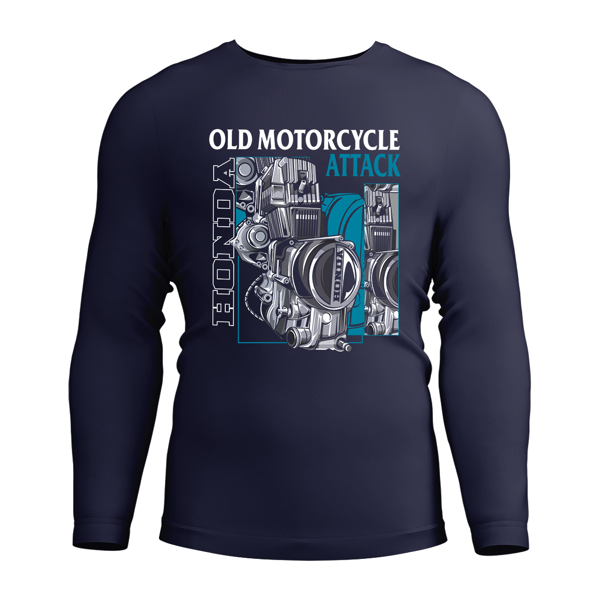 Long Sleeve Drifit Shirt: Honda Attack