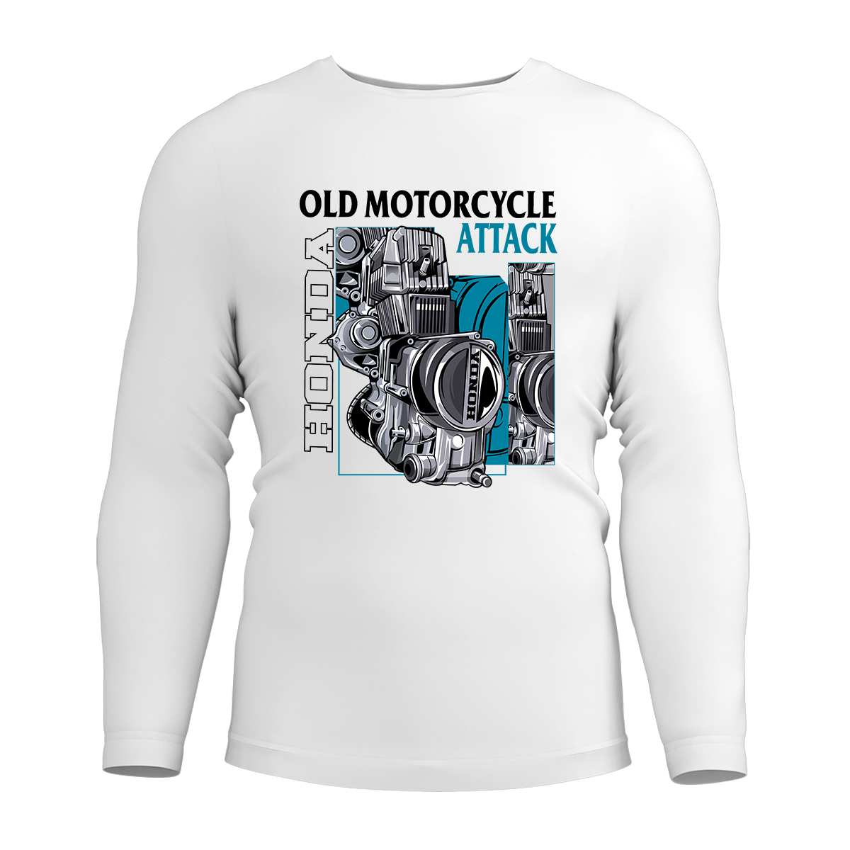 Long Sleeve Drifit Shirt: Honda Attack