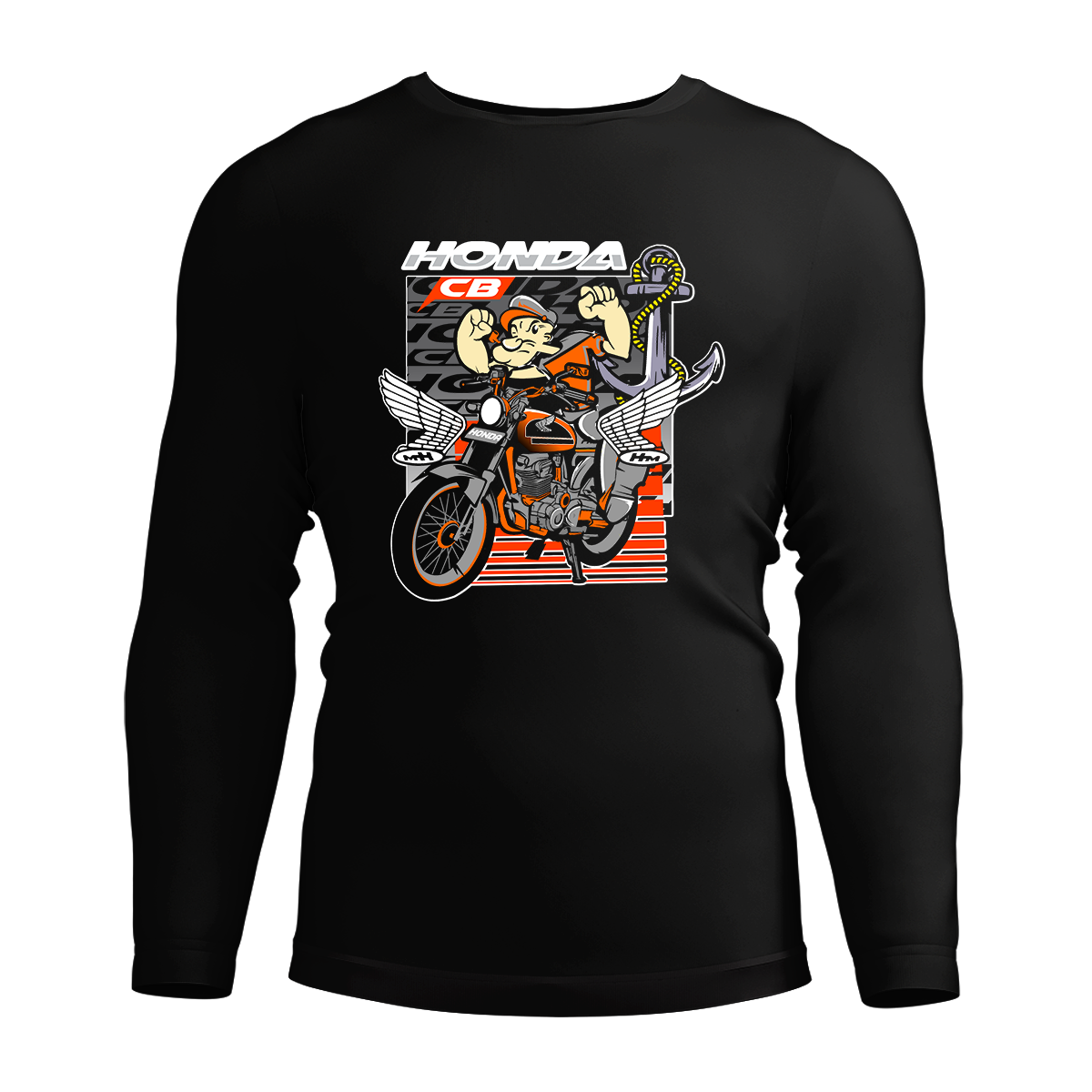 Long Sleeve Drifit Shirt: Honda CB