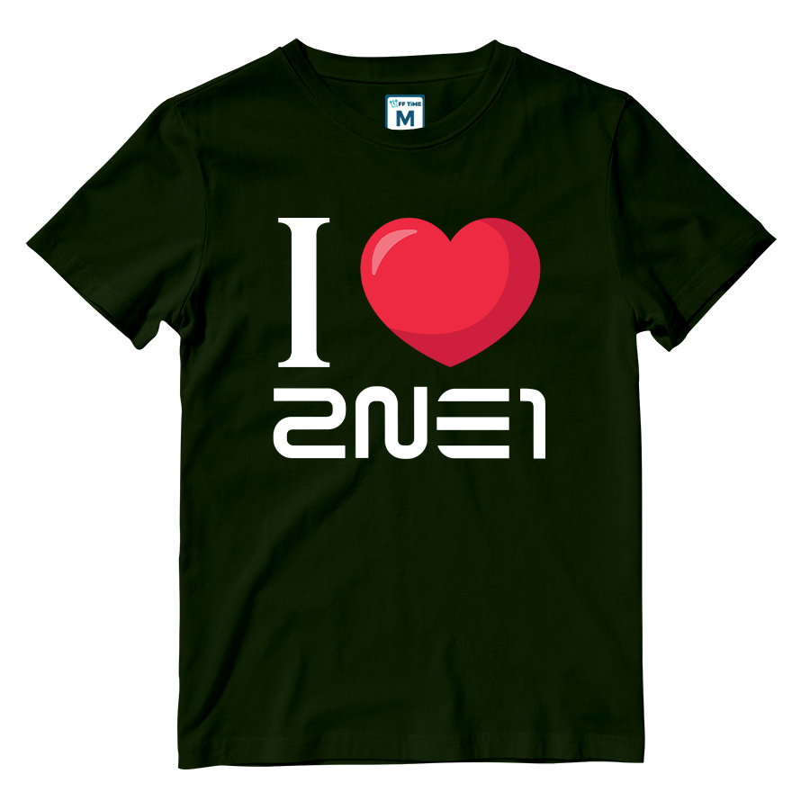 Cotton Shirt: I Love 2NE1