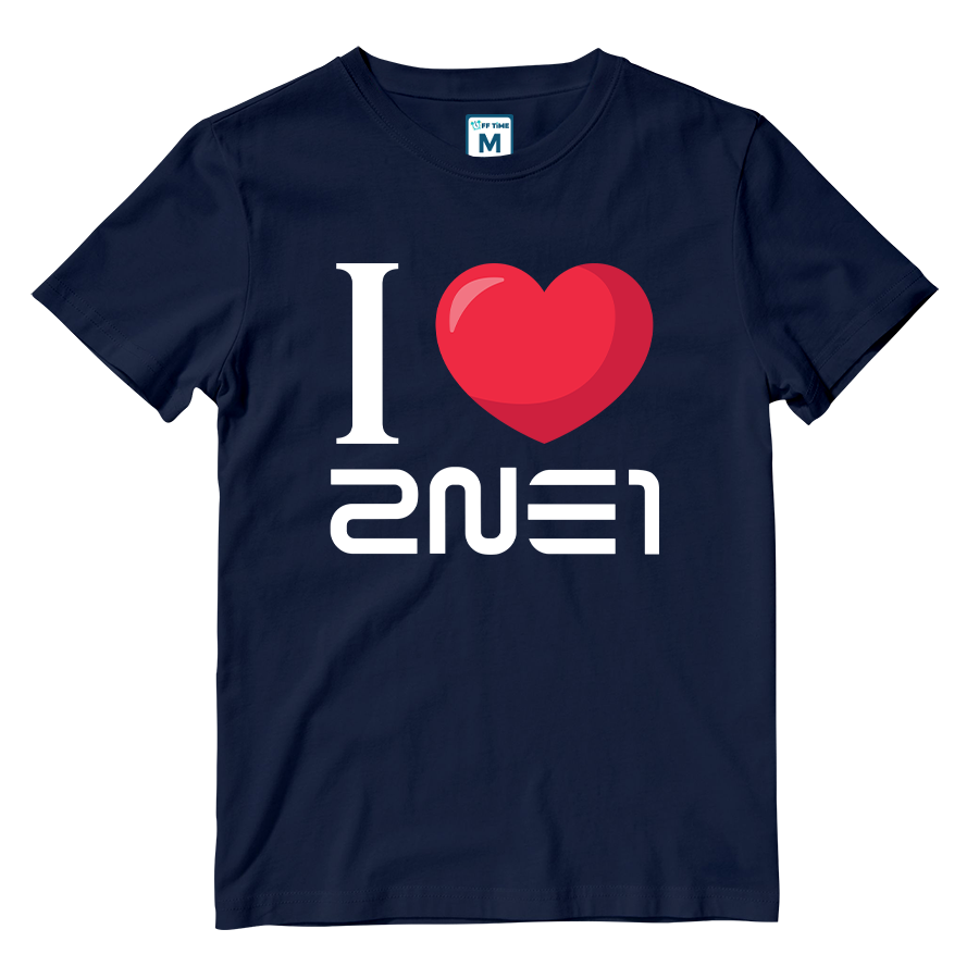 Cotton Shirt: I Love 2NE1