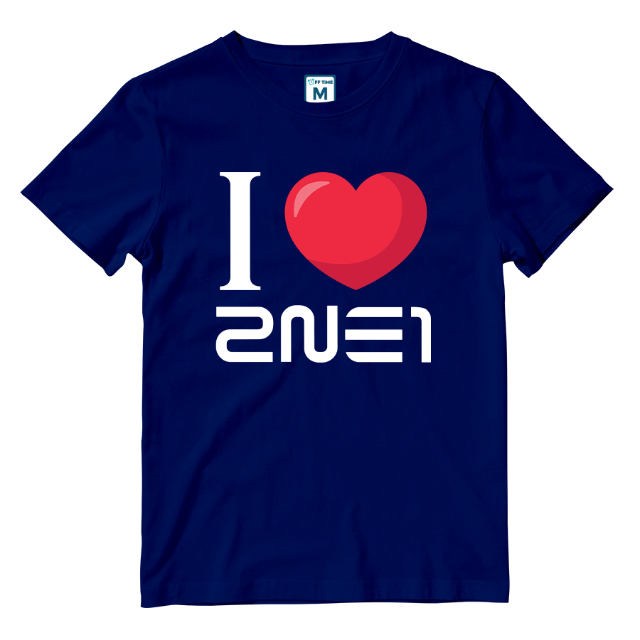 Cotton Shirt: I Love 2NE1