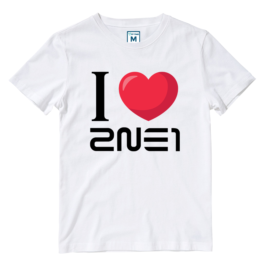 Cotton Shirt: I Love 2NE1