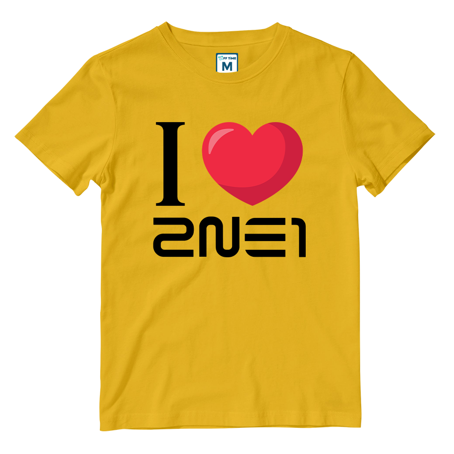 Cotton Shirt: I Love 2NE1