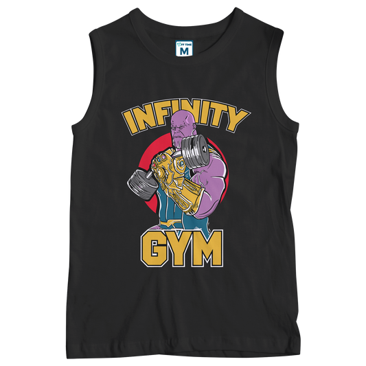 Sleeveless Drifit Shirt: Infinity Gym