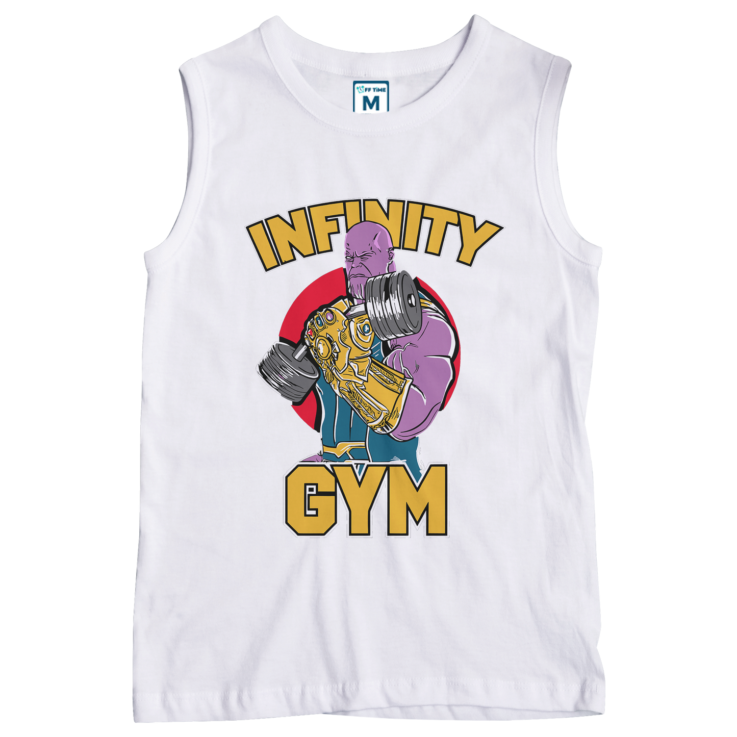 Sleeveless Drifit Shirt: Infinity Gym