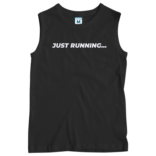 Sleeveless Drifit Shirt: Just Running