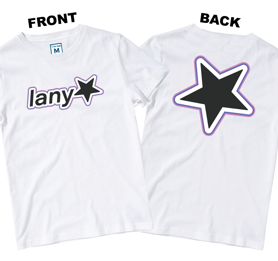 Cotton Shirt: Lany Star (Front & Back)