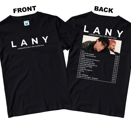 Cotton Shirt: Lany World Tour (Front & Back)