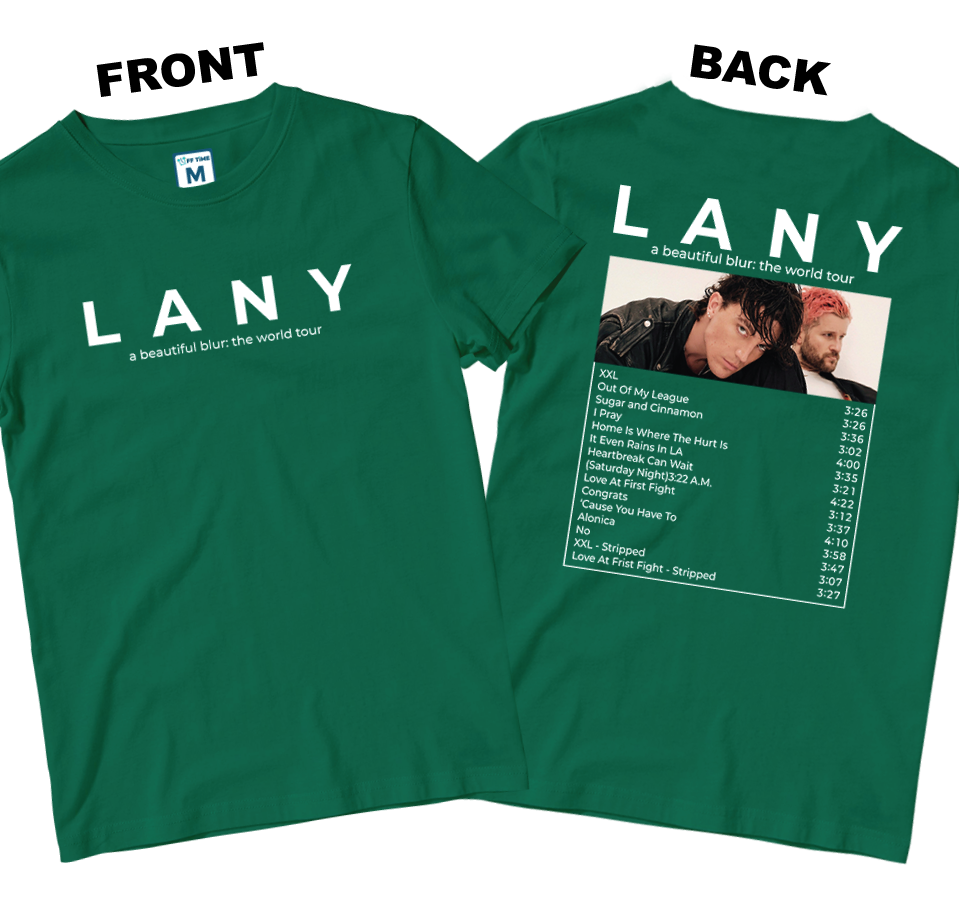 Cotton Shirt: Lany World Tour (Front & Back)