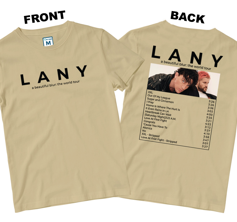 Cotton Shirt: Lany World Tour (Front & Back)