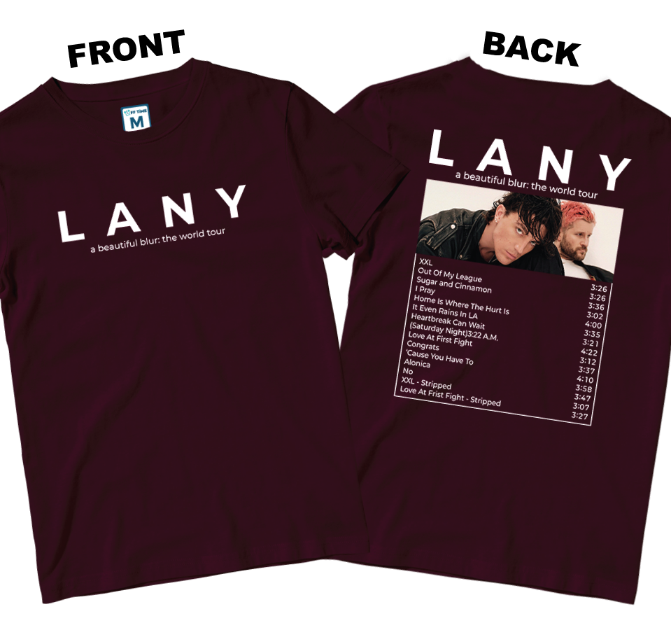 Cotton Shirt: Lany World Tour (Front & Back)