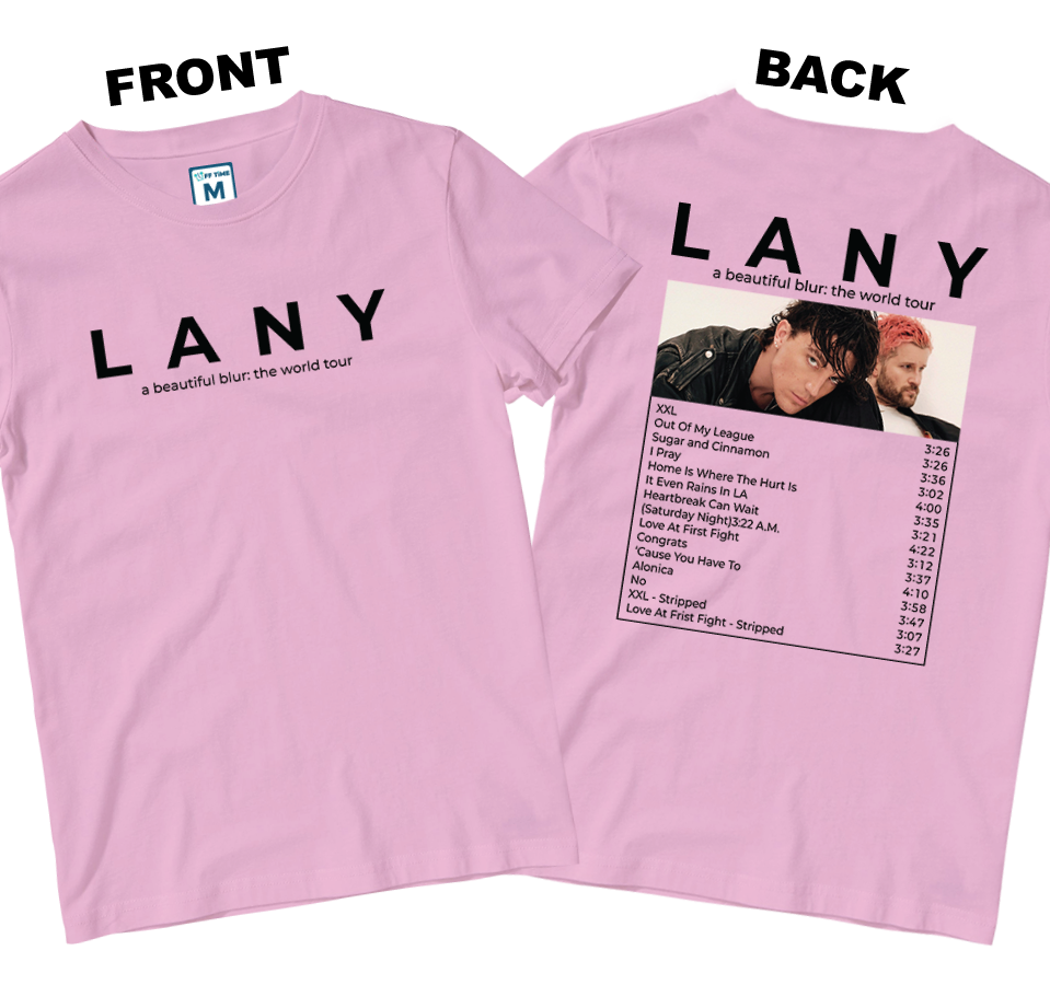 Cotton Shirt: Lany World Tour (Front & Back)