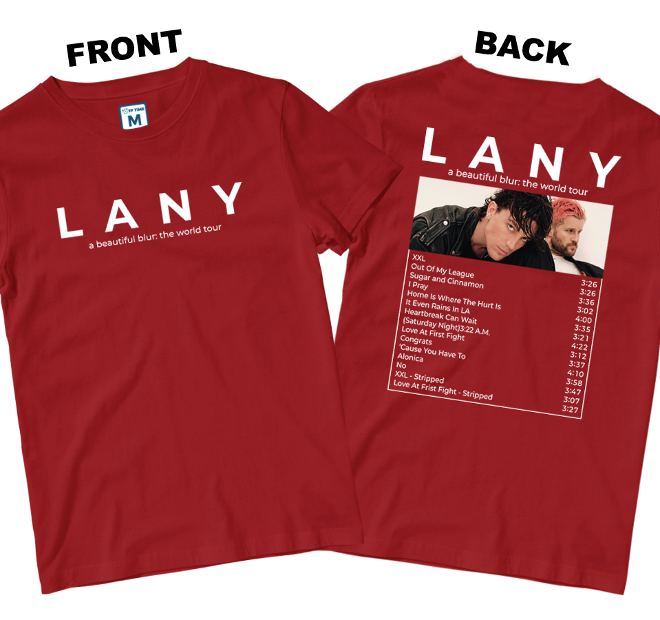 Cotton Shirt: Lany World Tour (Front & Back)