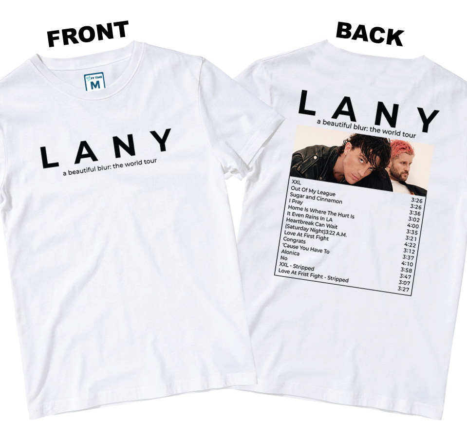 Cotton Shirt: Lany World Tour (Front & Back)