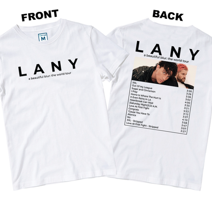 Cotton Shirt: Lany World Tour (Front & Back)