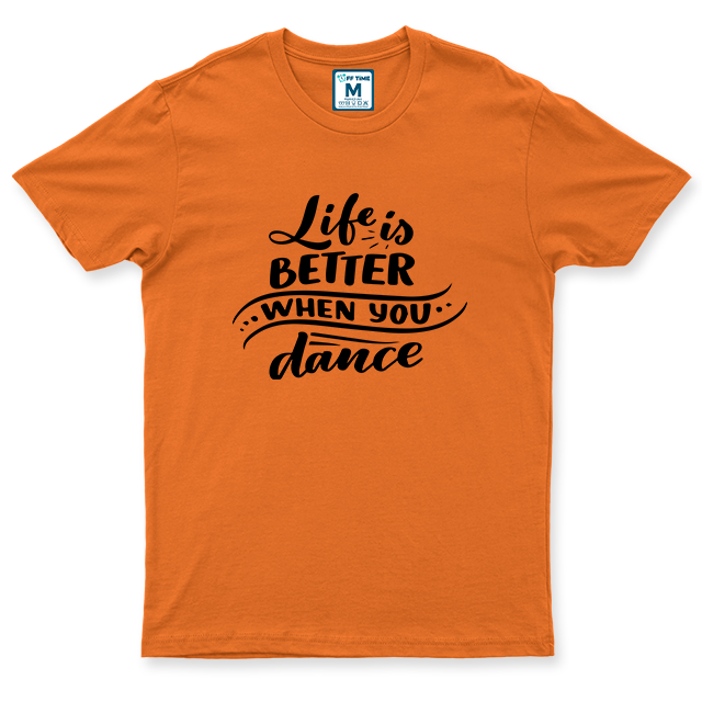 Drifit Shirt: Life better Dance