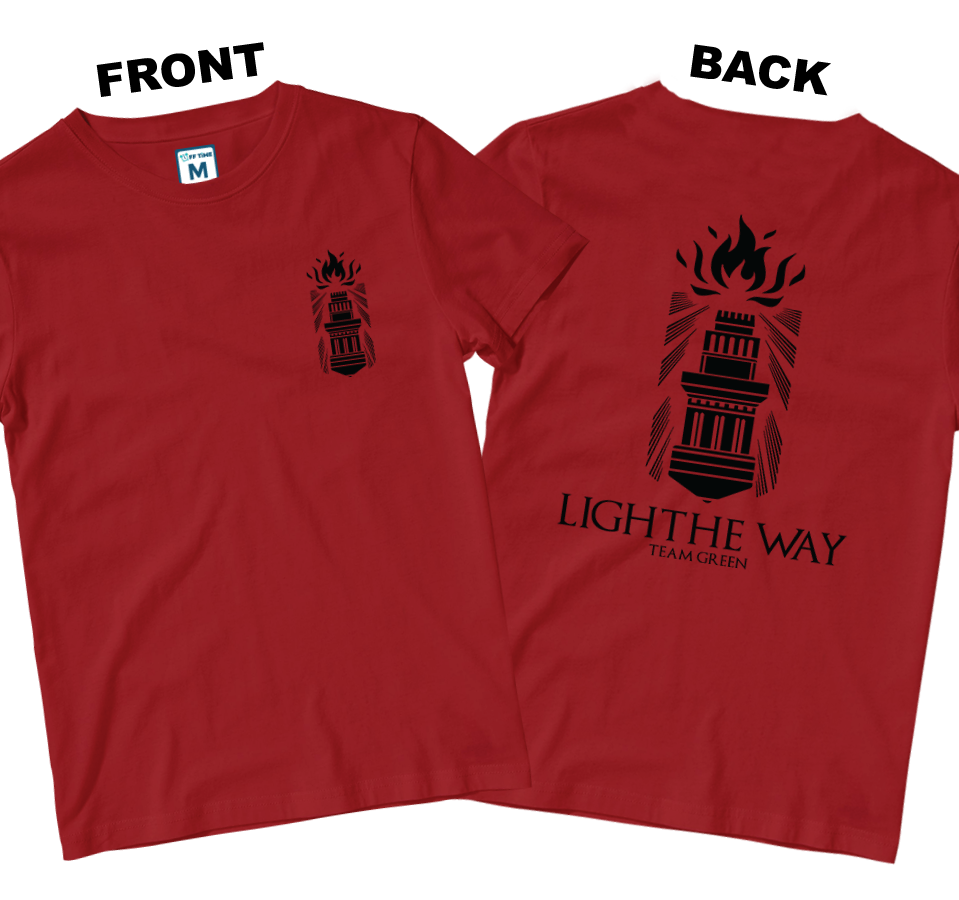 Cotton Shirt: Light The Way (Front and Back)