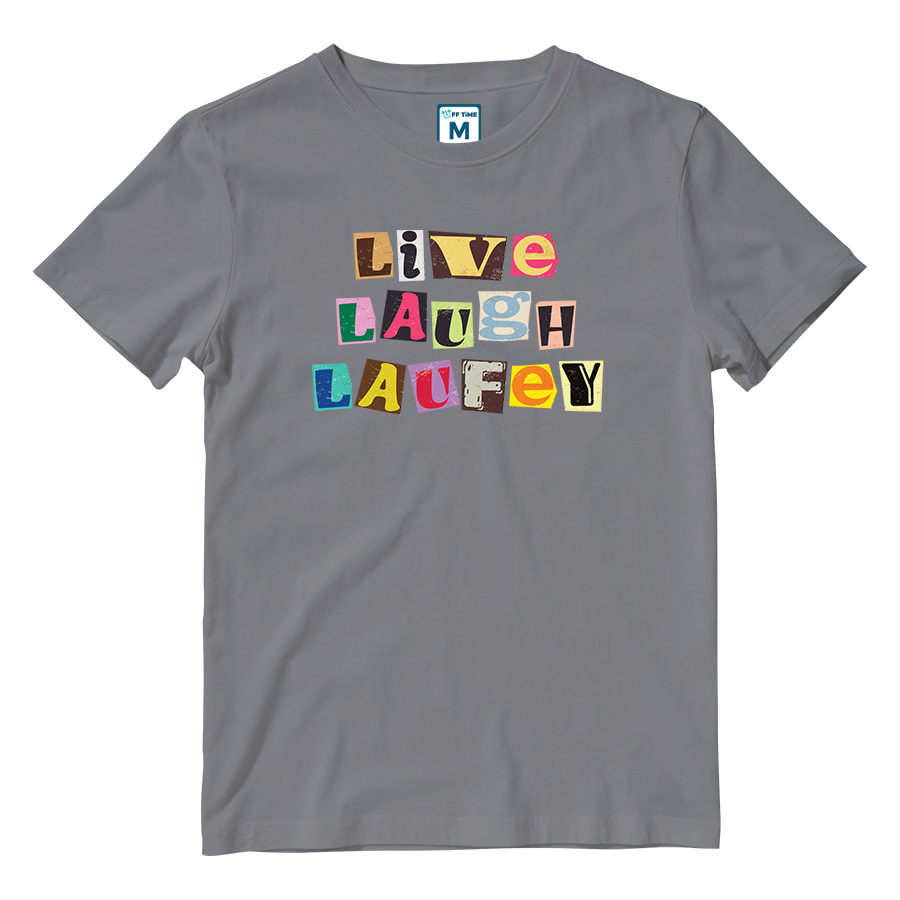 Cotton Shirt: Live,Laugh,Laufey