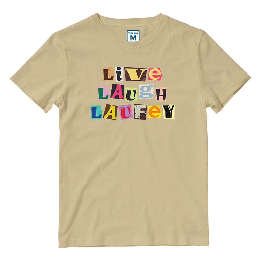 Cotton Shirt: Live,Laugh,Laufey