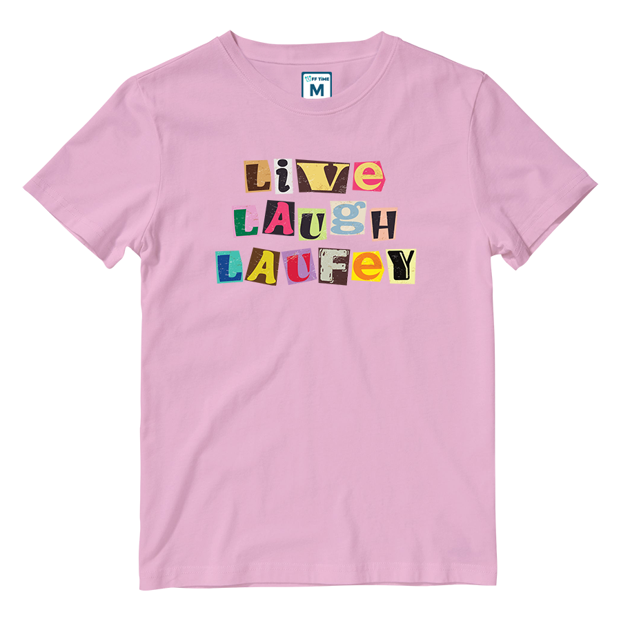 Cotton Shirt: Live,Laugh,Laufey