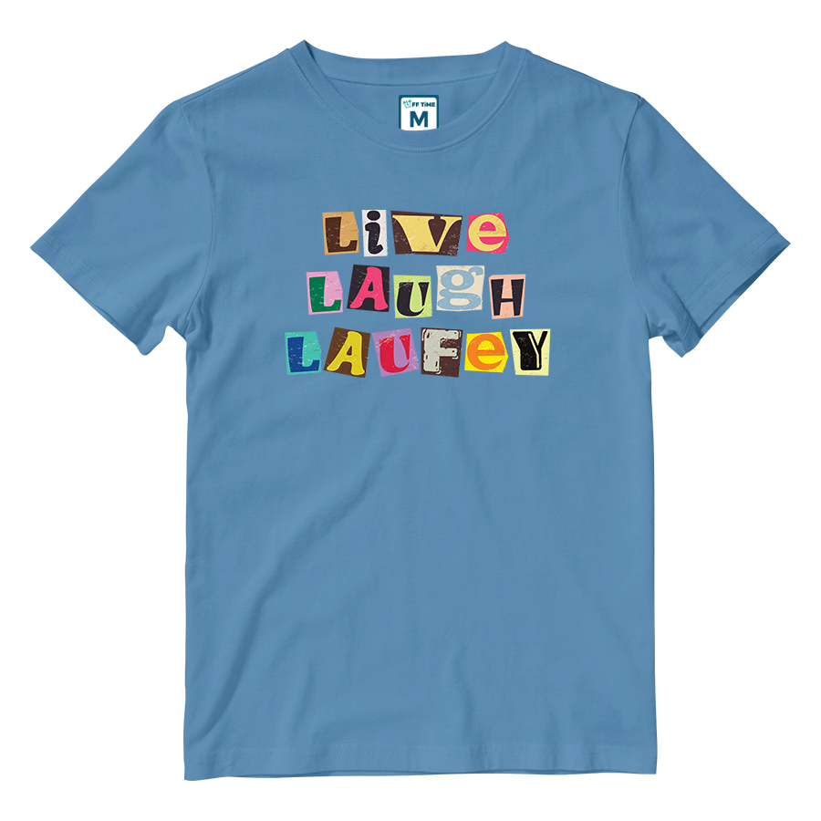 Cotton Shirt: Live,Laugh,Laufey