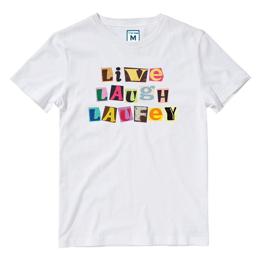 Cotton Shirt: Live,Laugh,Laufey