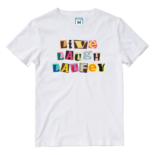 Cotton Shirt: Live,Laugh,Laufey