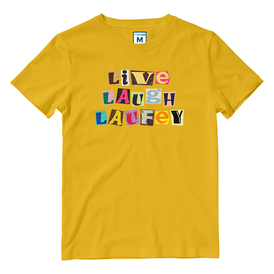 Cotton Shirt: Live,Laugh,Laufey